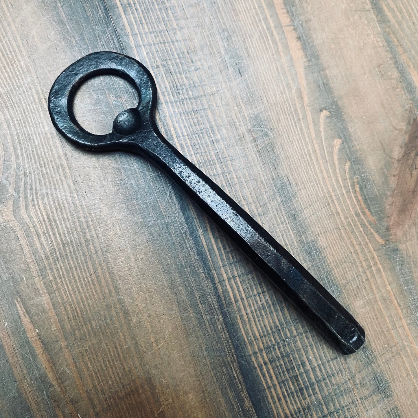"Oak" - Hand Forged Iron Bottle Opener