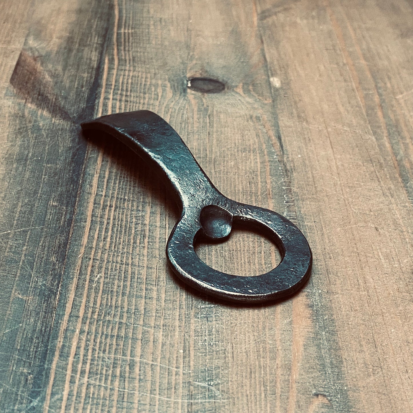 "Yew" - Hand Forged Iron Bottle Opener
