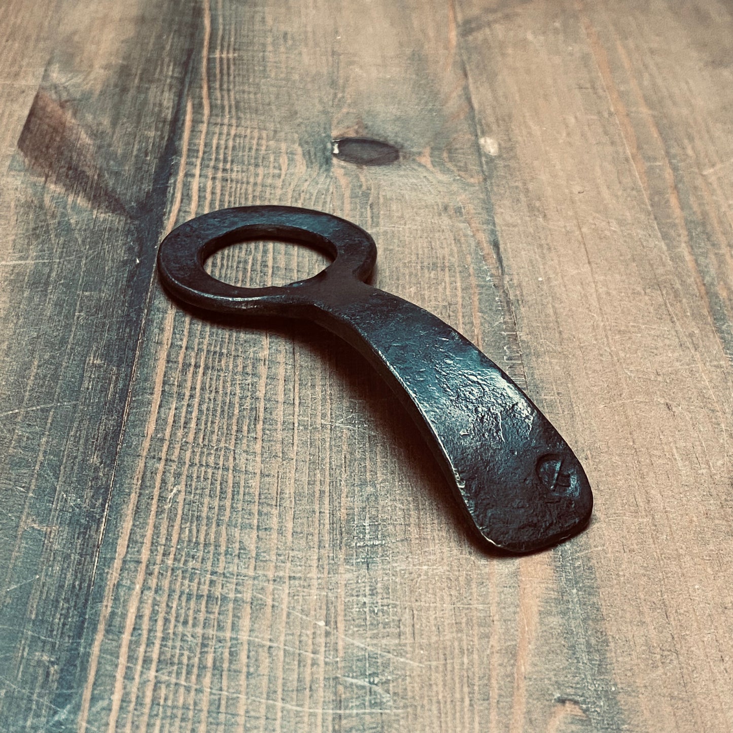 "Yew" - Hand Forged Iron Bottle Opener