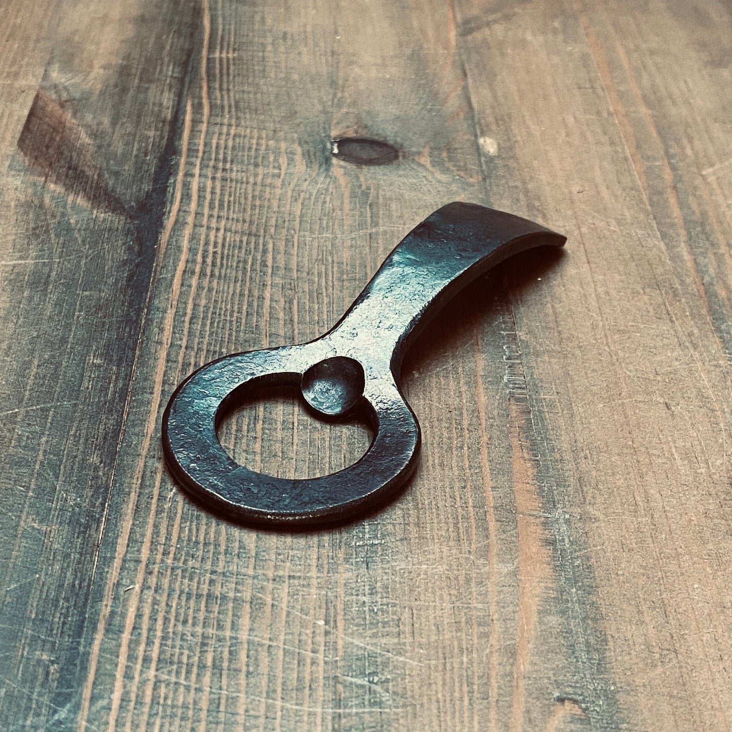 "Yew" - Hand Forged Iron Bottle Opener