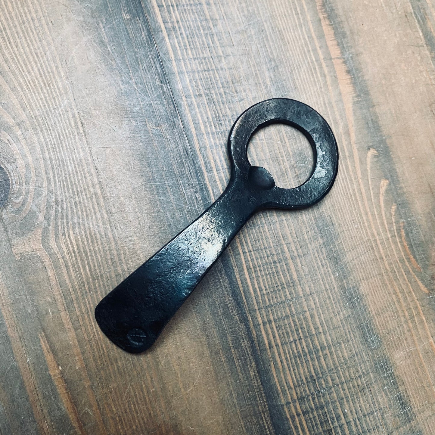 "Yew" - Hand Forged Iron Bottle Opener