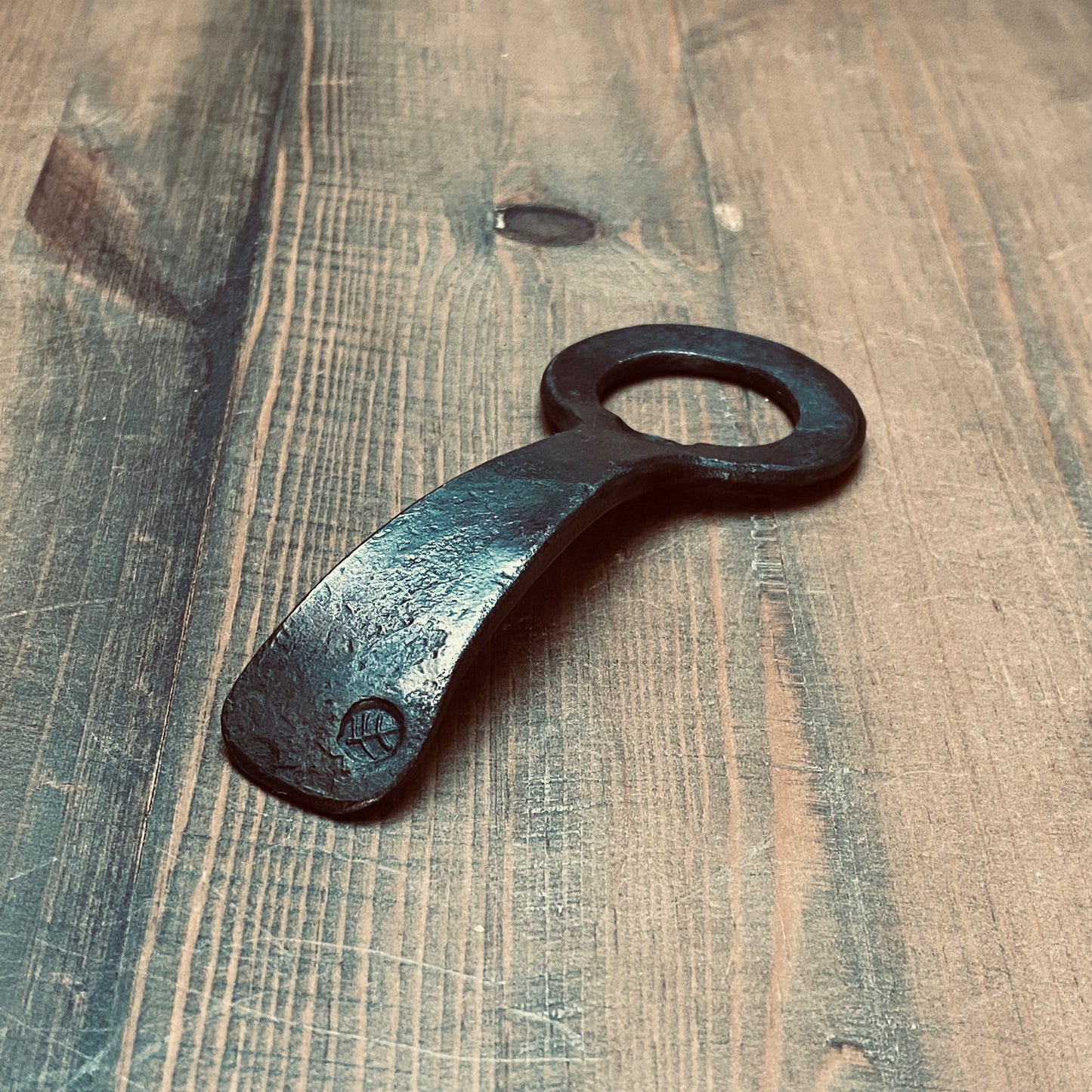 "Yew" - Hand Forged Iron Bottle Opener