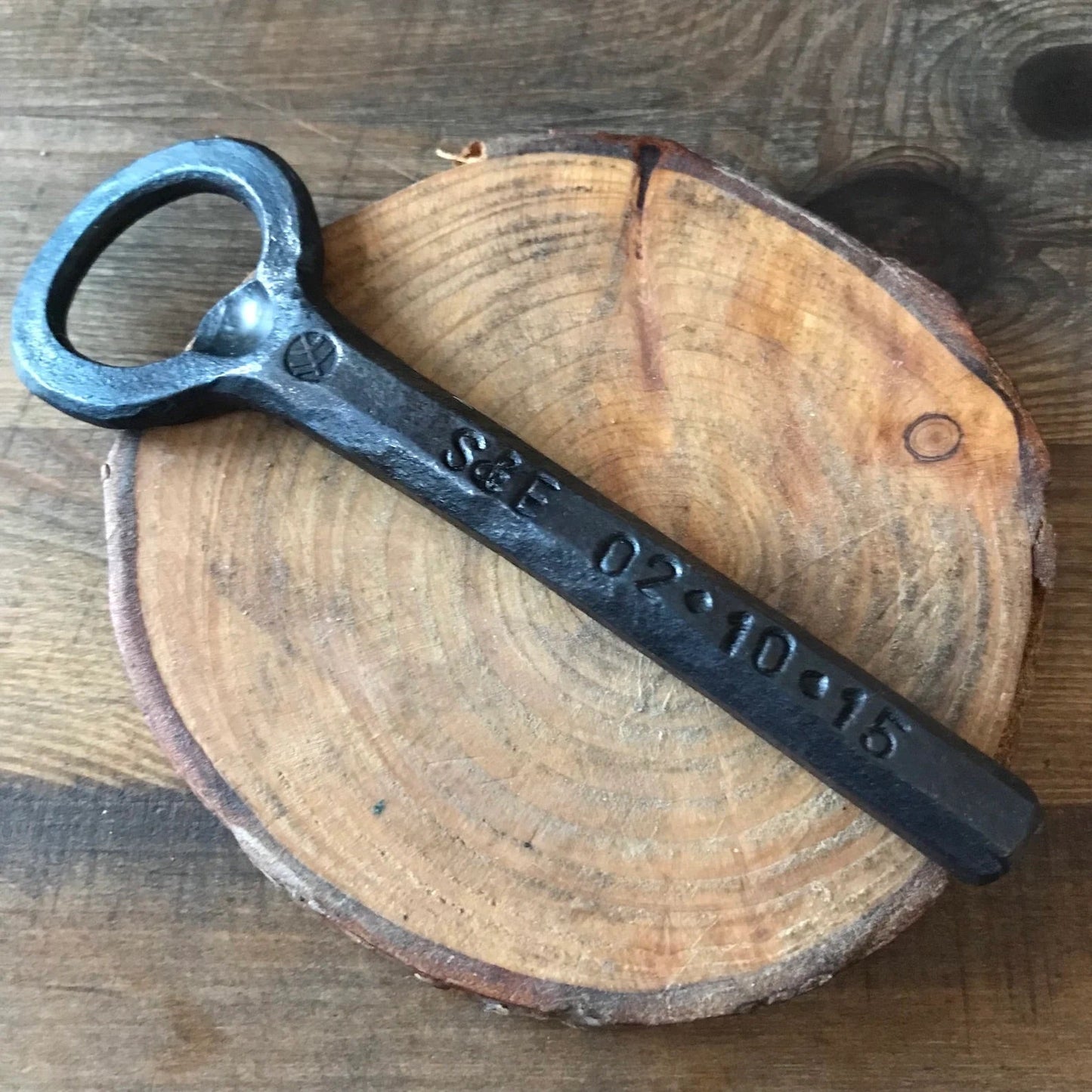 "Elder" - Hand Forged Iron Bottle Opener