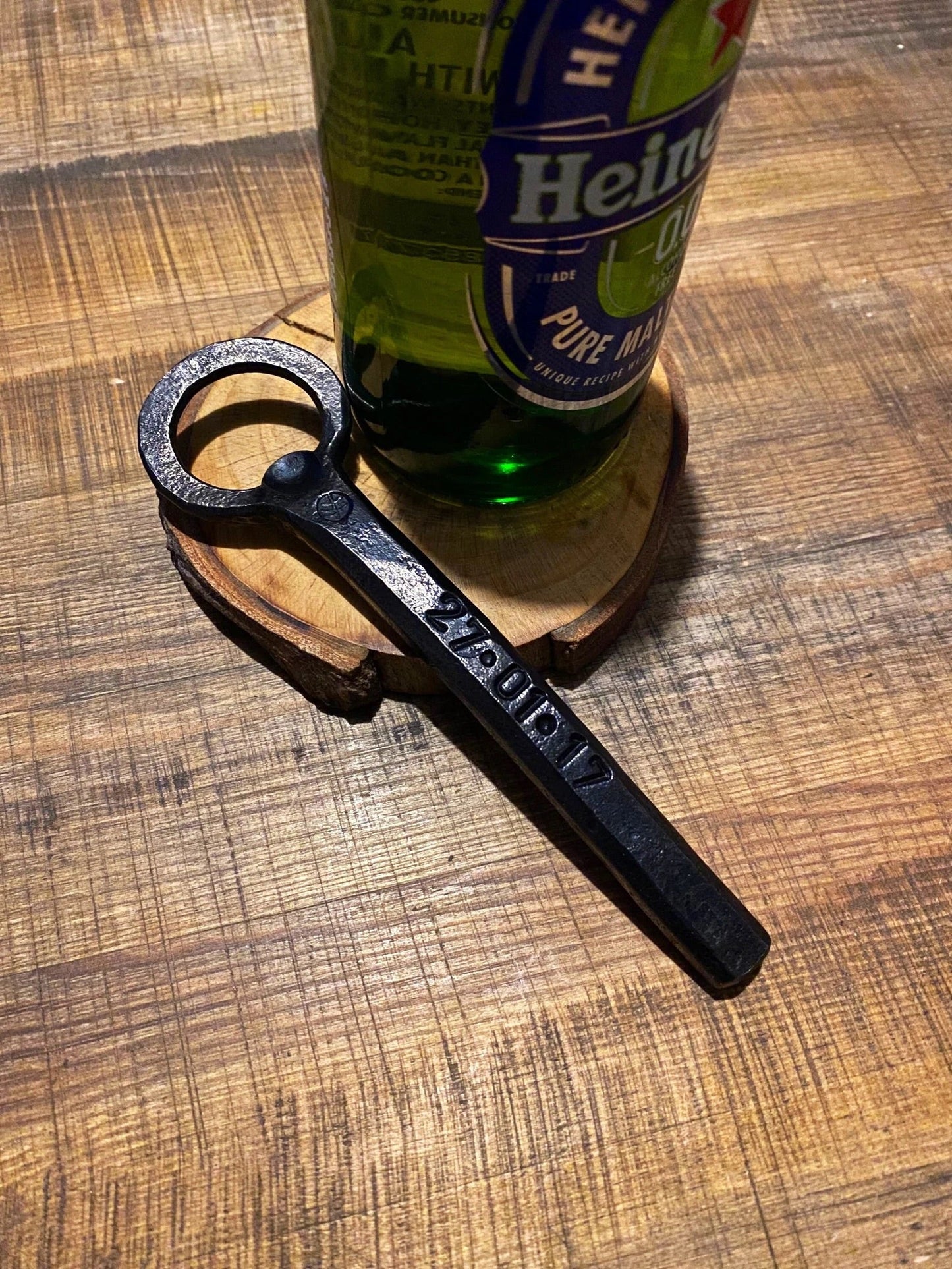 "Elder" - Hand Forged Iron Bottle Opener