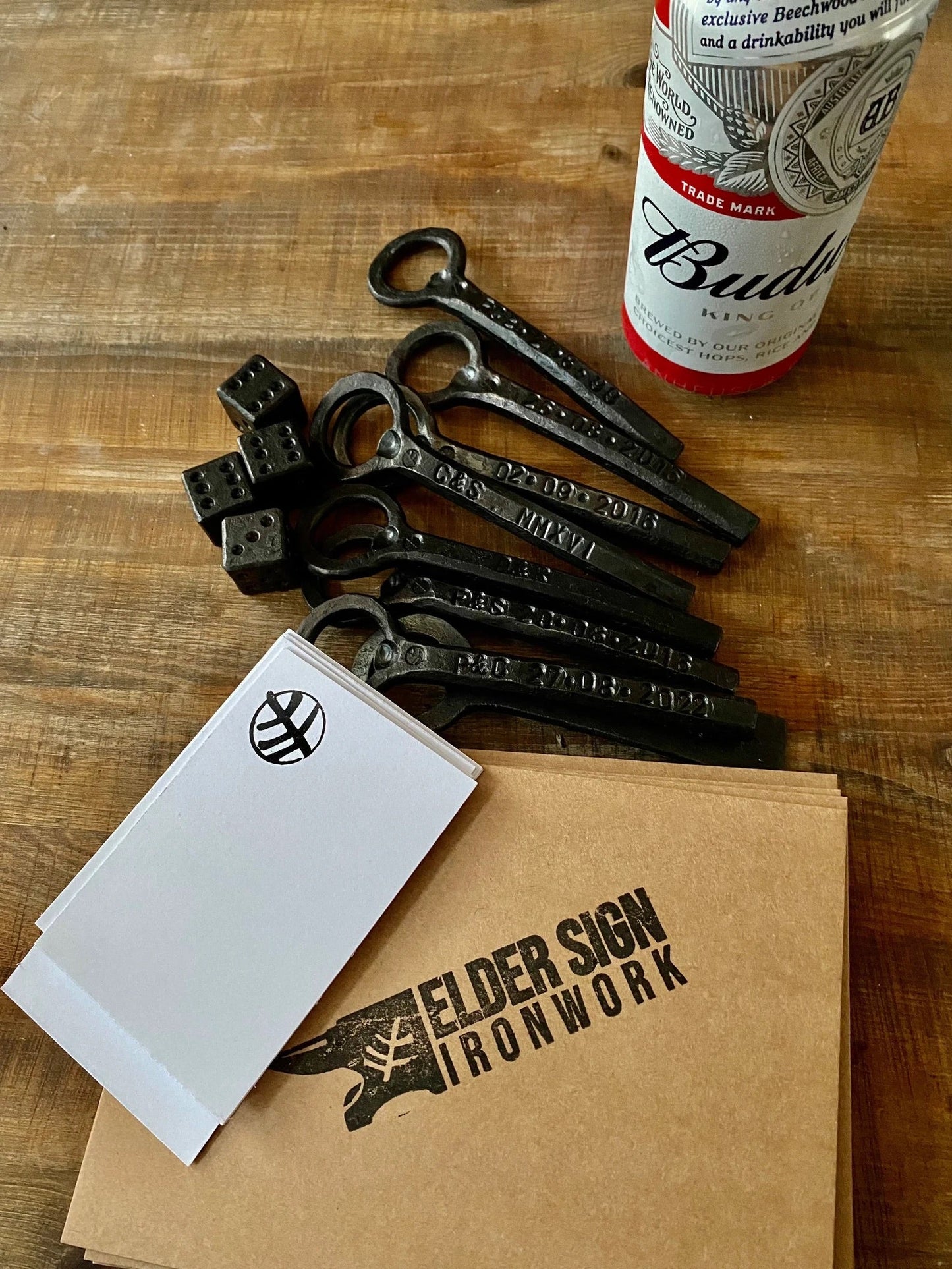 Hand Forged Bottle Opener (Groomsmen Bundle)