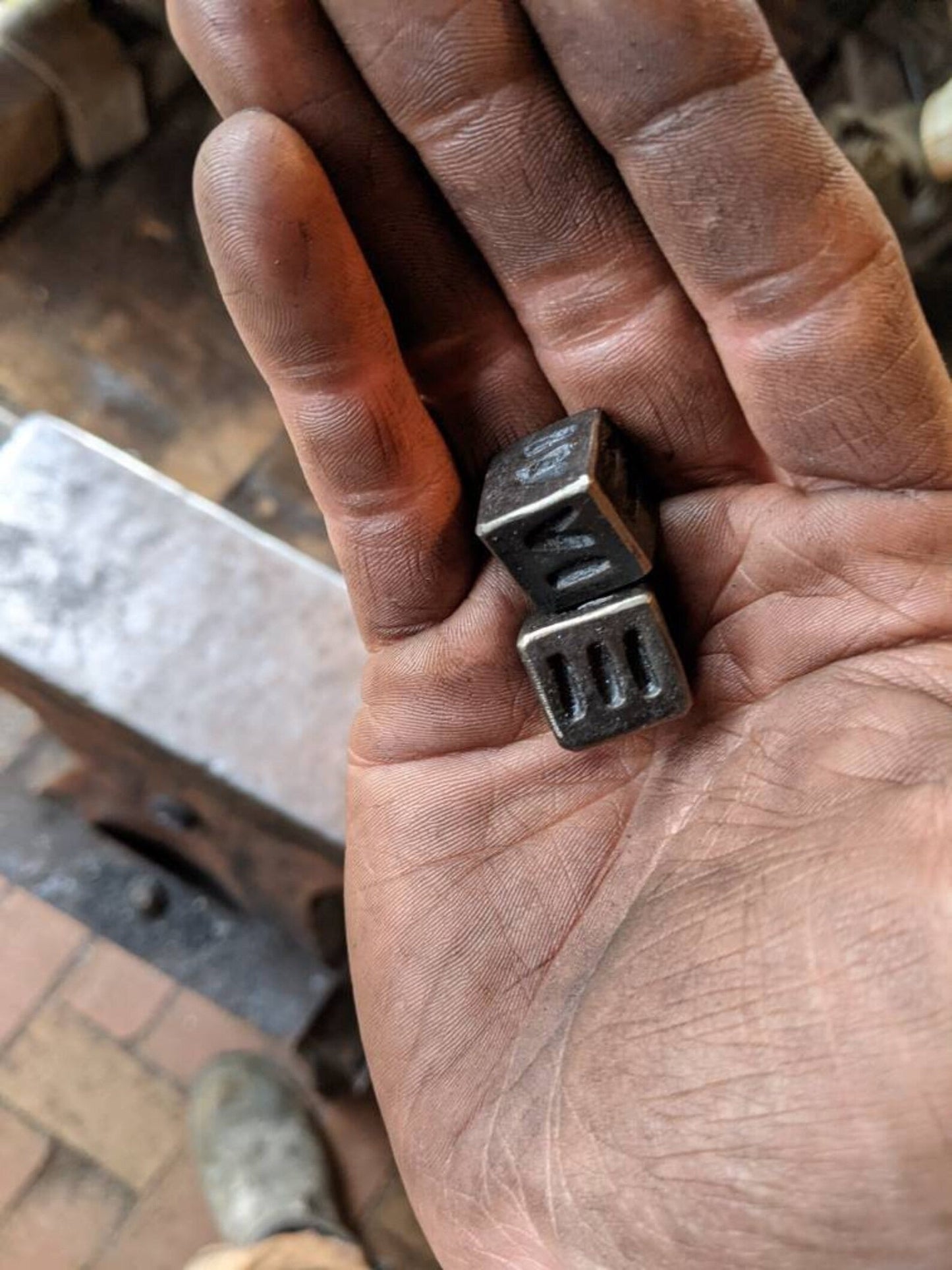 Iron Dice (Roman Numerals)