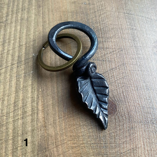 Iron Leaf Keyring