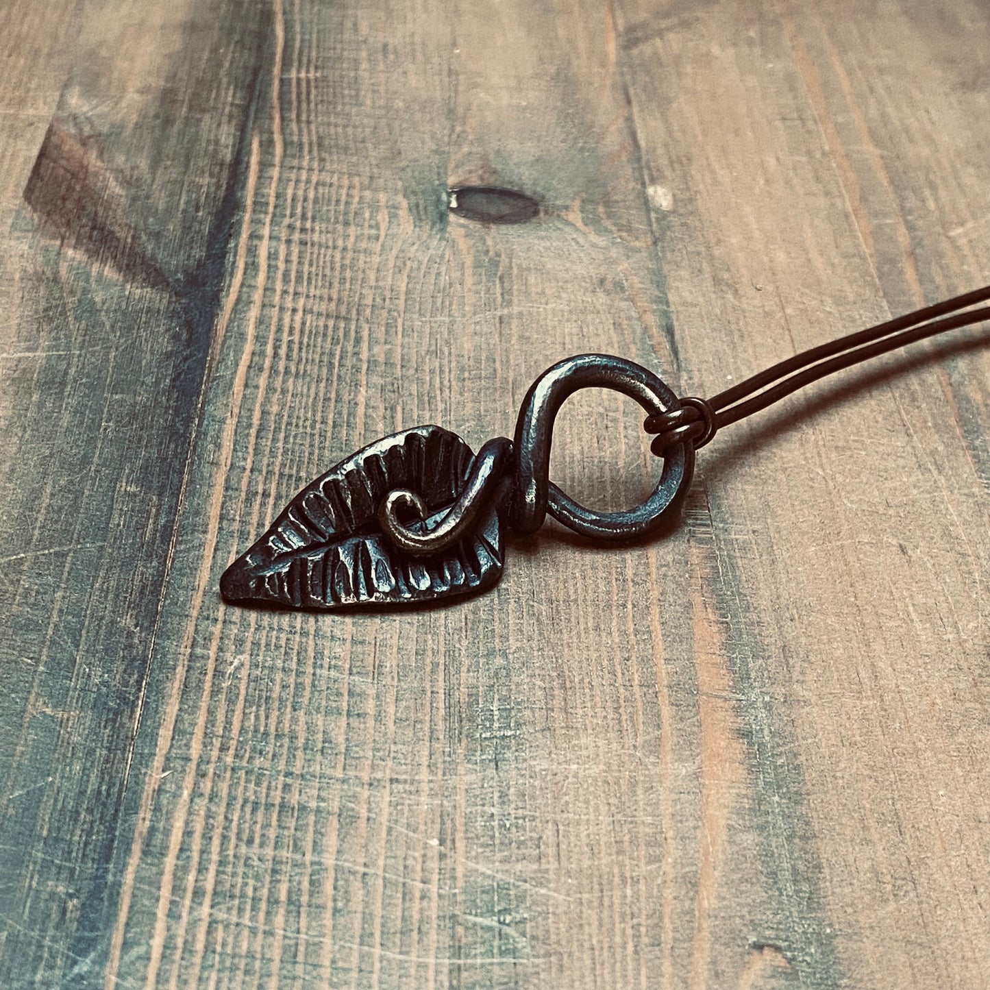 Iron Leaf Necklace