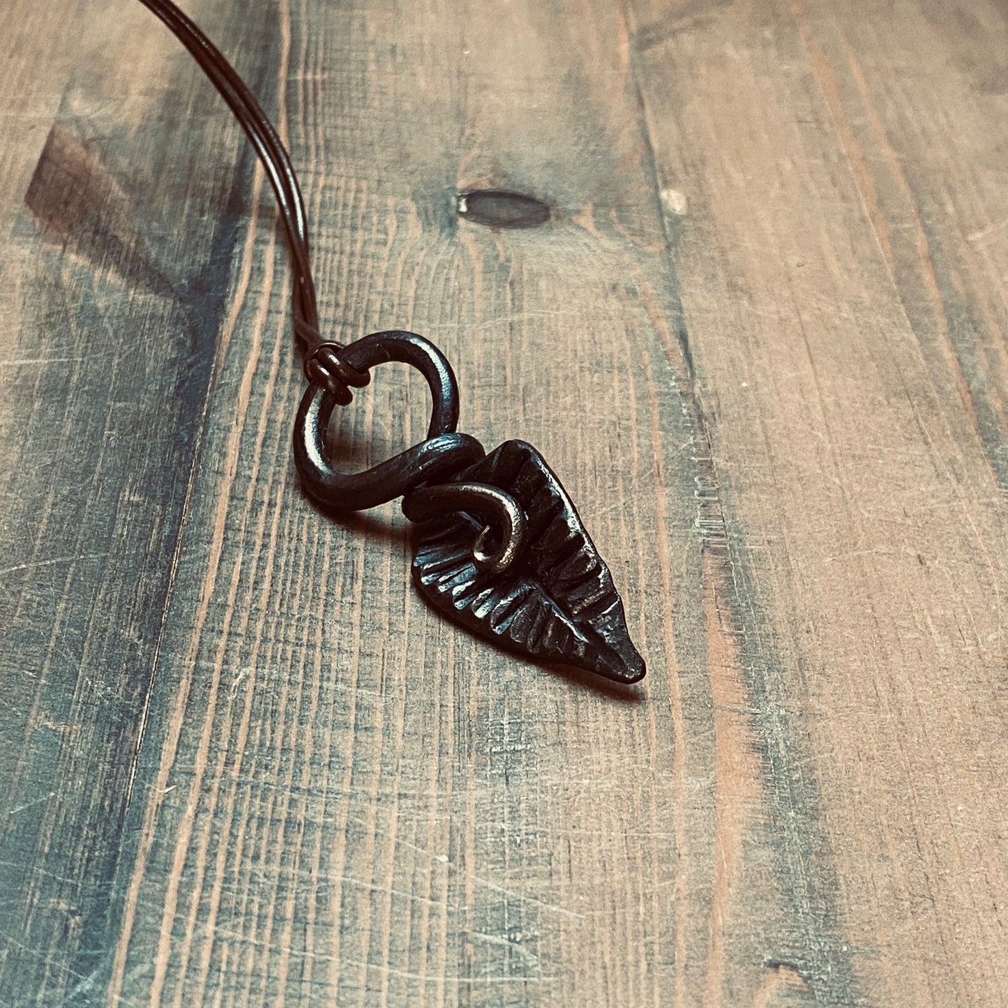 Iron Leaf Necklace